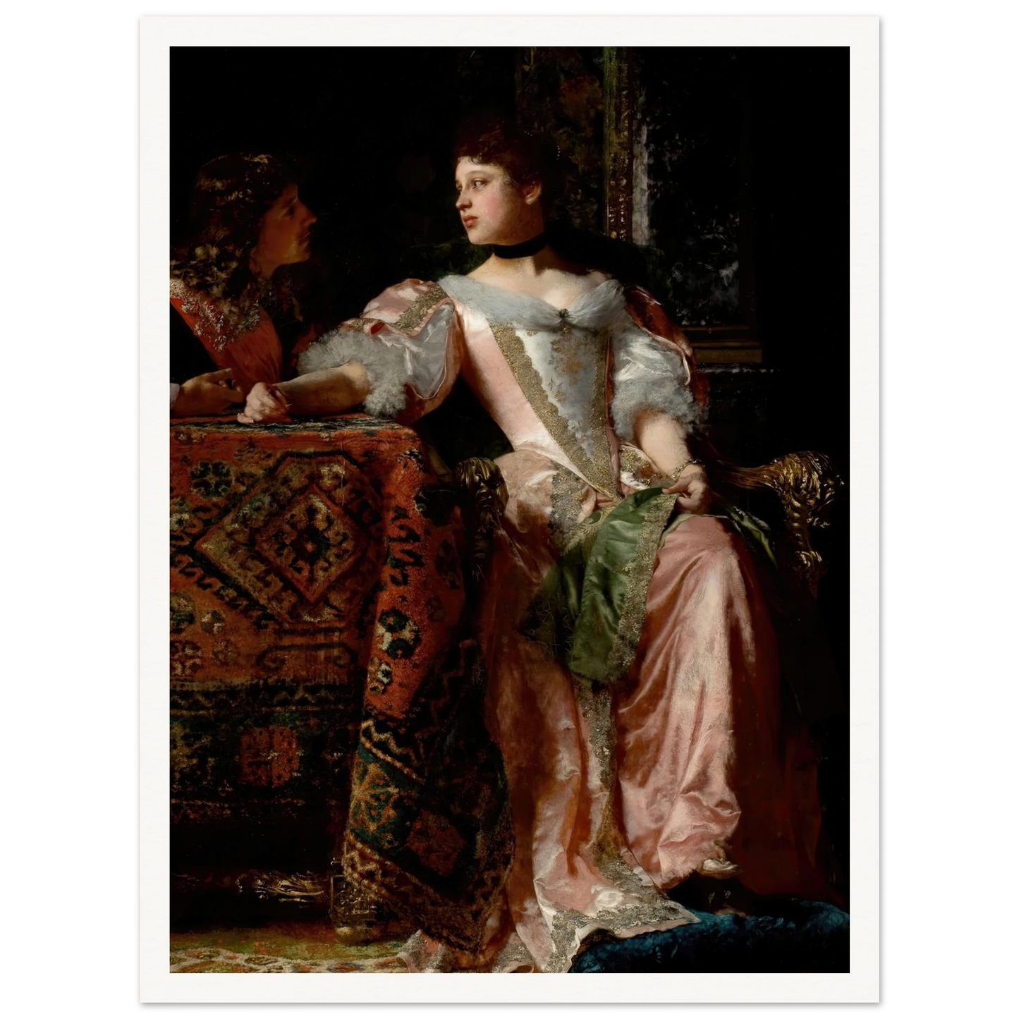 The Proposal (1891) Art Print | Wladyslaw Czachorski-Quipham Collections