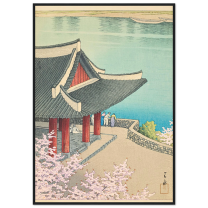 Heijo no haru, Botandai Fusekiro (Spring at Pubyong Pavilion, Modan Viewpoint, Pyongyang) (1939) Art Print | Kawase Hasui-Quipham Collections
