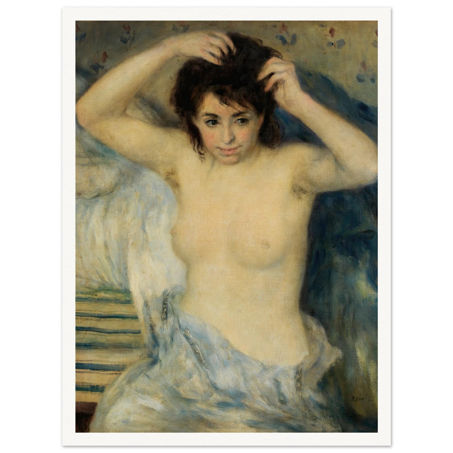 Before the Bath (Avant le bain) (c. 1875) Art Print | Pierre Auguste Renoir-Quipham Collections