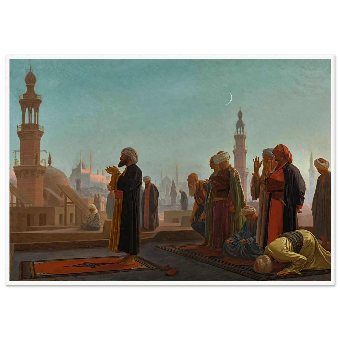 Evening Prayer, Cairo Art Print | Jean Leon Gerome-Quipham Collections