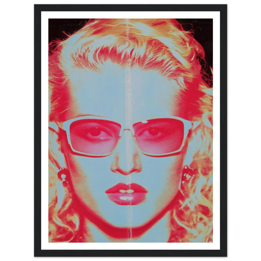 Face in the Light - Framed Poster - 30x40 cm / 12x16″ - Black frame