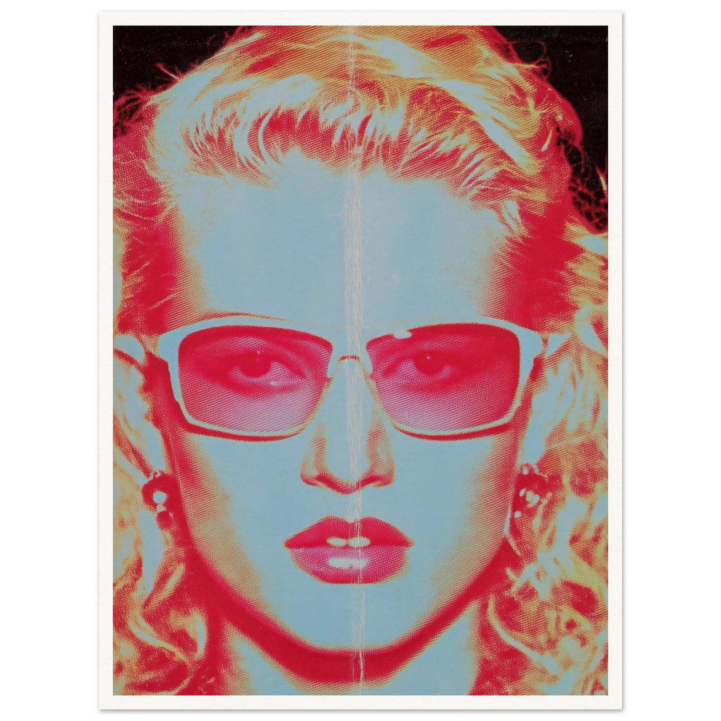 Face in the Light - Framed Poster - 30x40 cm / 12x16″ - Black frame