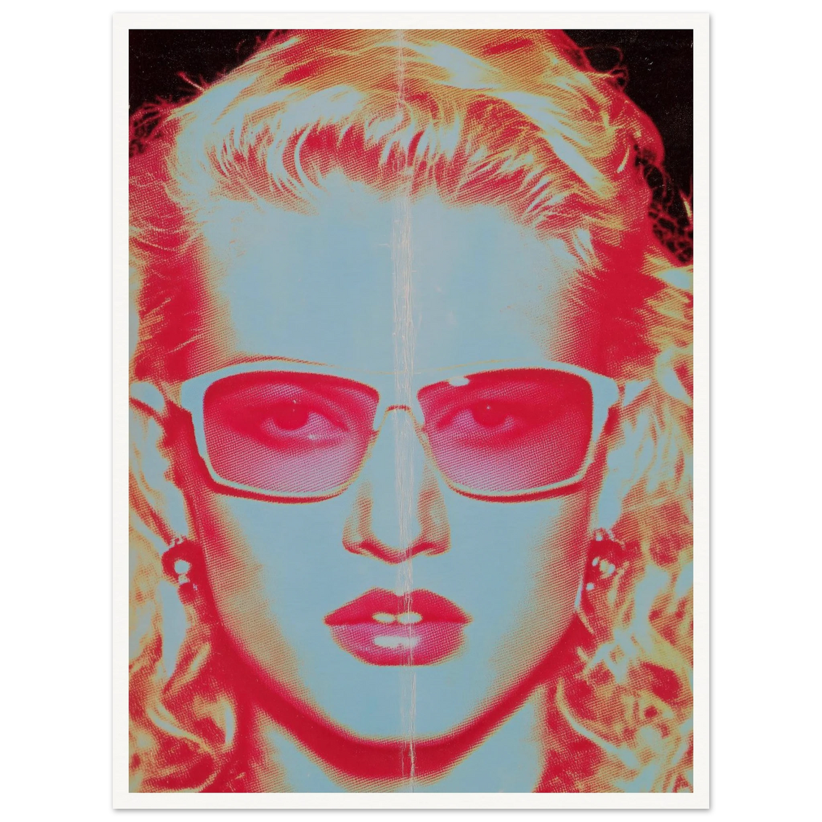 Face in the Light - Framed Poster - 30x40 cm / 12x16″ - Black frame
