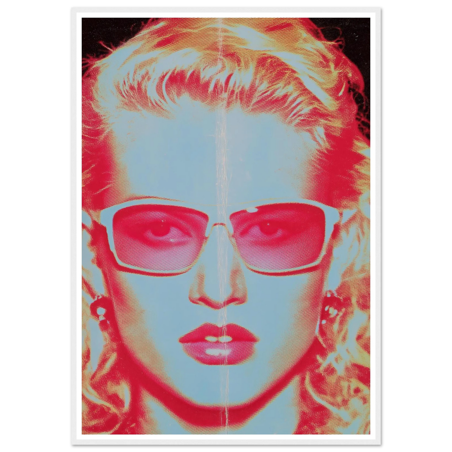 Face in the Light - Framed Poster - 30x40 cm / 12x16″ - Black frame