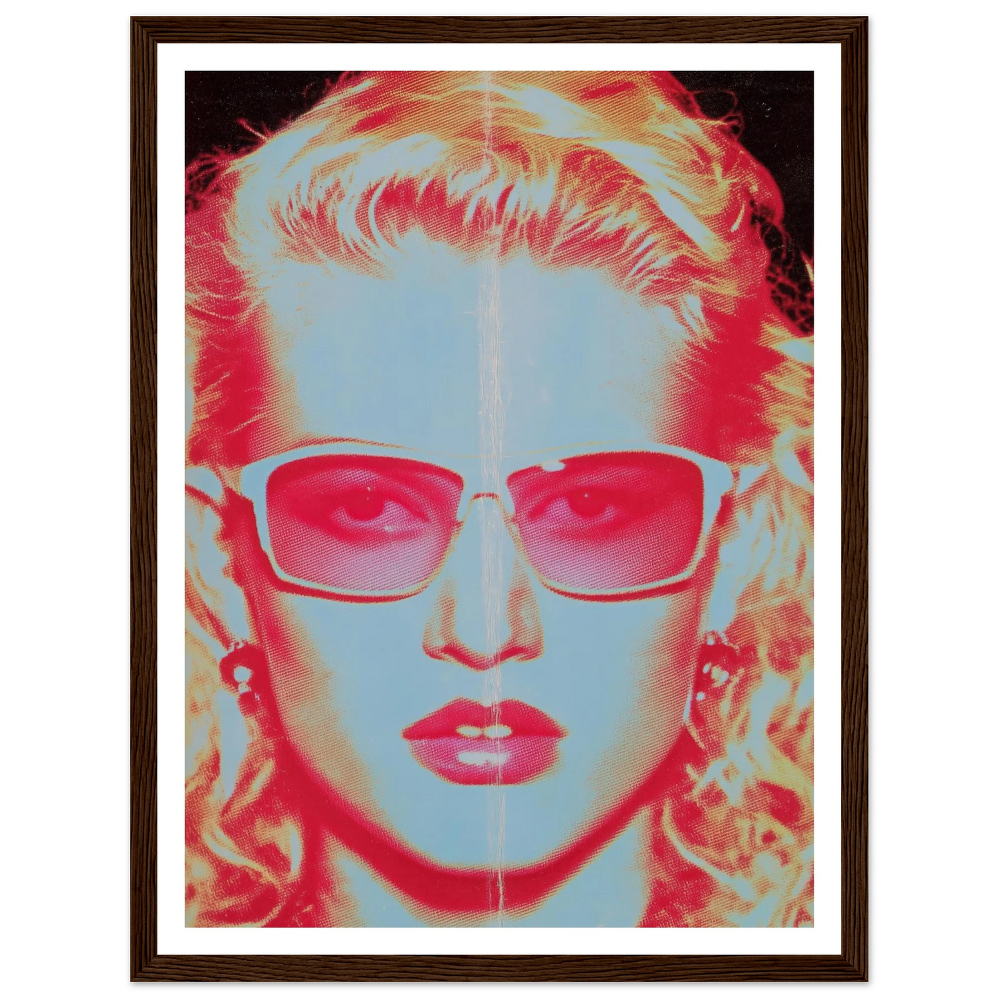 Face in the Light - Framed Poster - 30x40 cm / 12x16″ - Black frame
