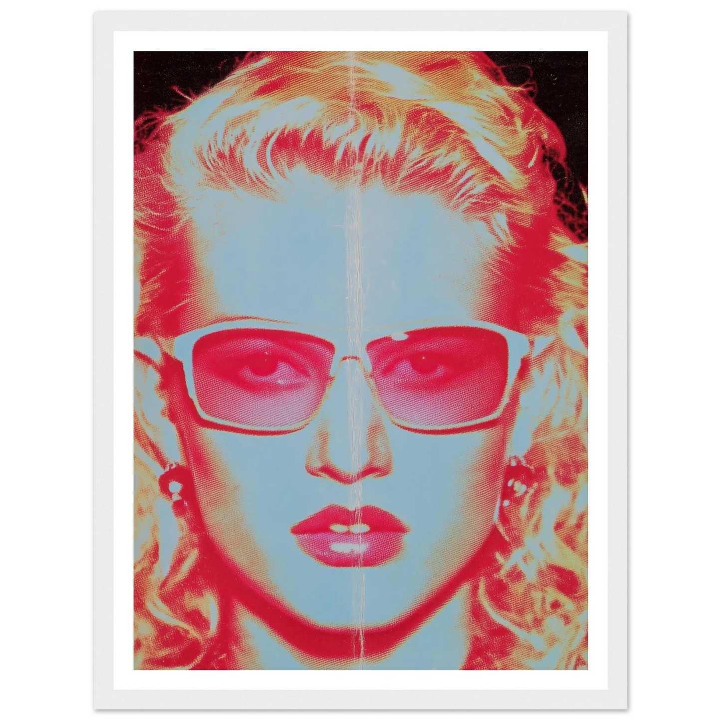 Face in the Light - Framed Poster - 30x40 cm / 12x16″ - Black frame