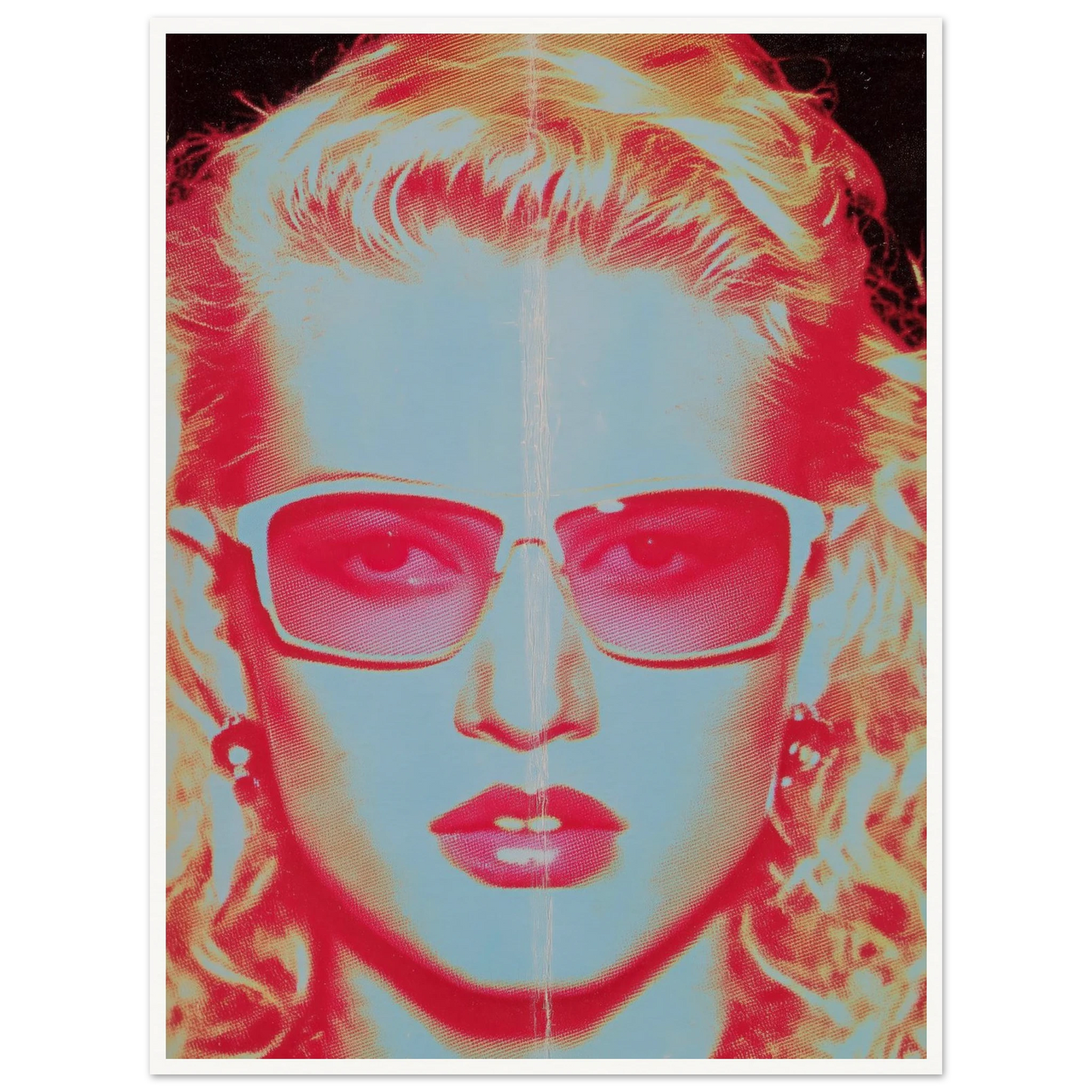 Face in the Light - Framed Poster - 30x40 cm / 12x16″ - Black frame