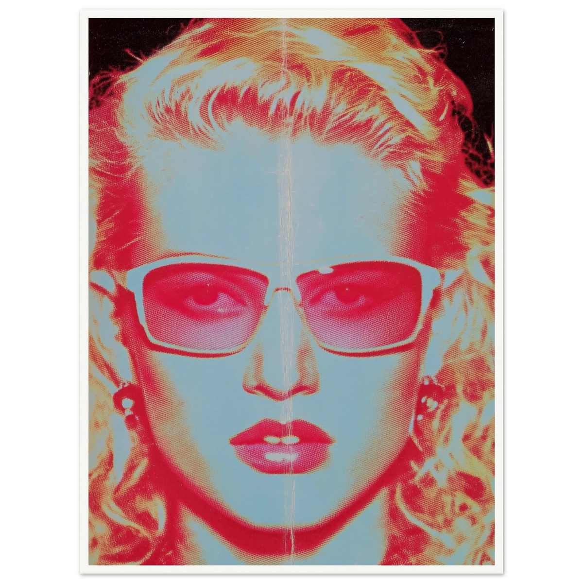 Face in the Light - Framed Poster - 30x40 cm / 12x16″ - Black frame