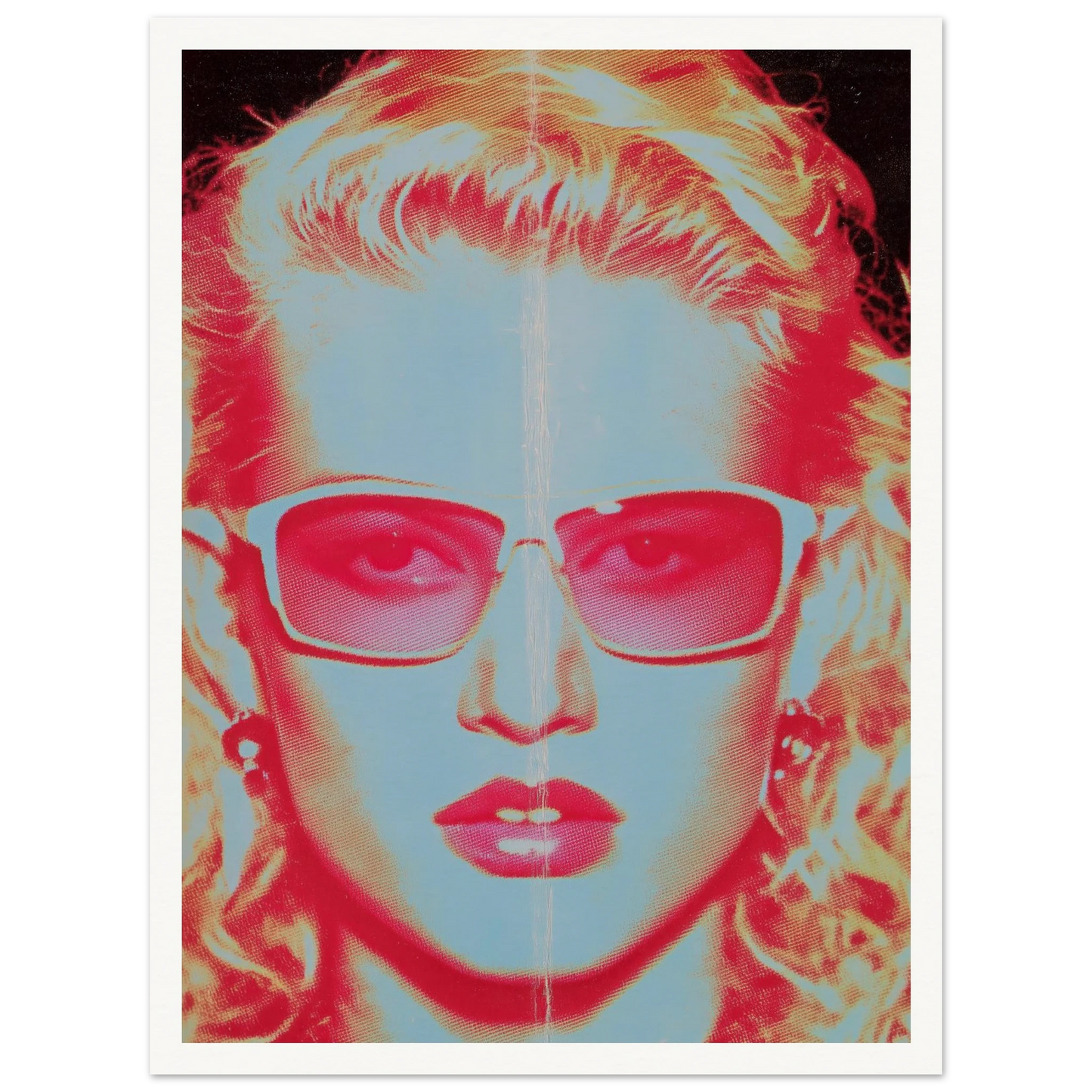 Face in the Light - Framed Poster - 30x40 cm / 12x16″ - Black frame