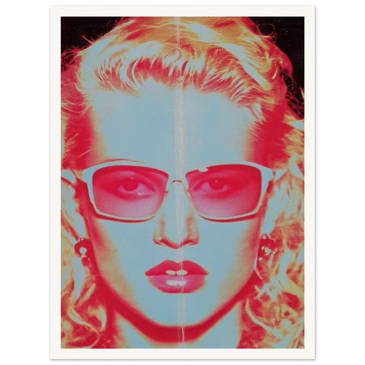 Face in the Light - Framed Poster - 30x40 cm / 12x16″ - Black frame