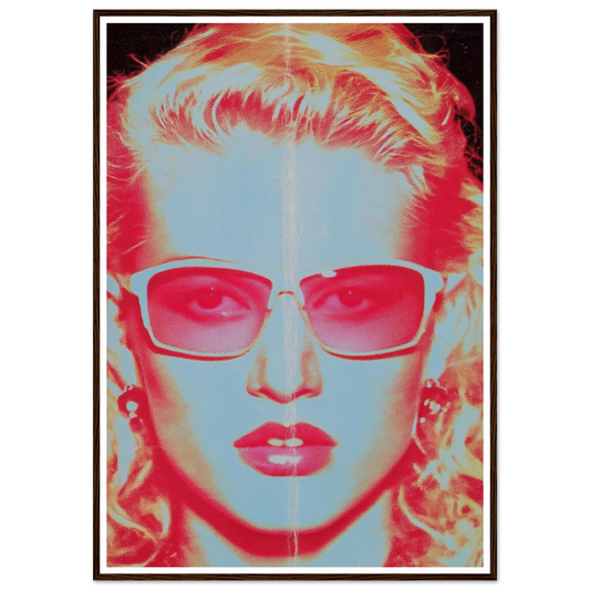 Face in the Light - Framed Poster - 30x40 cm / 12x16″ - Black frame