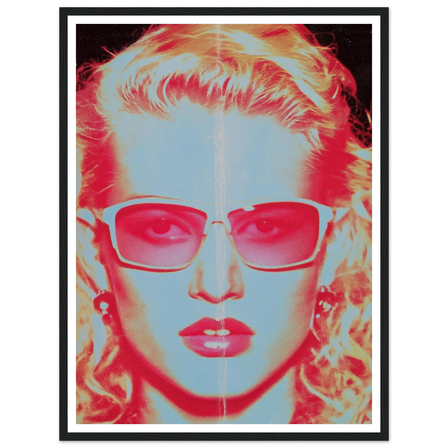 Face in the Light - Framed Poster - 30x40 cm / 12x16″ - Black frame