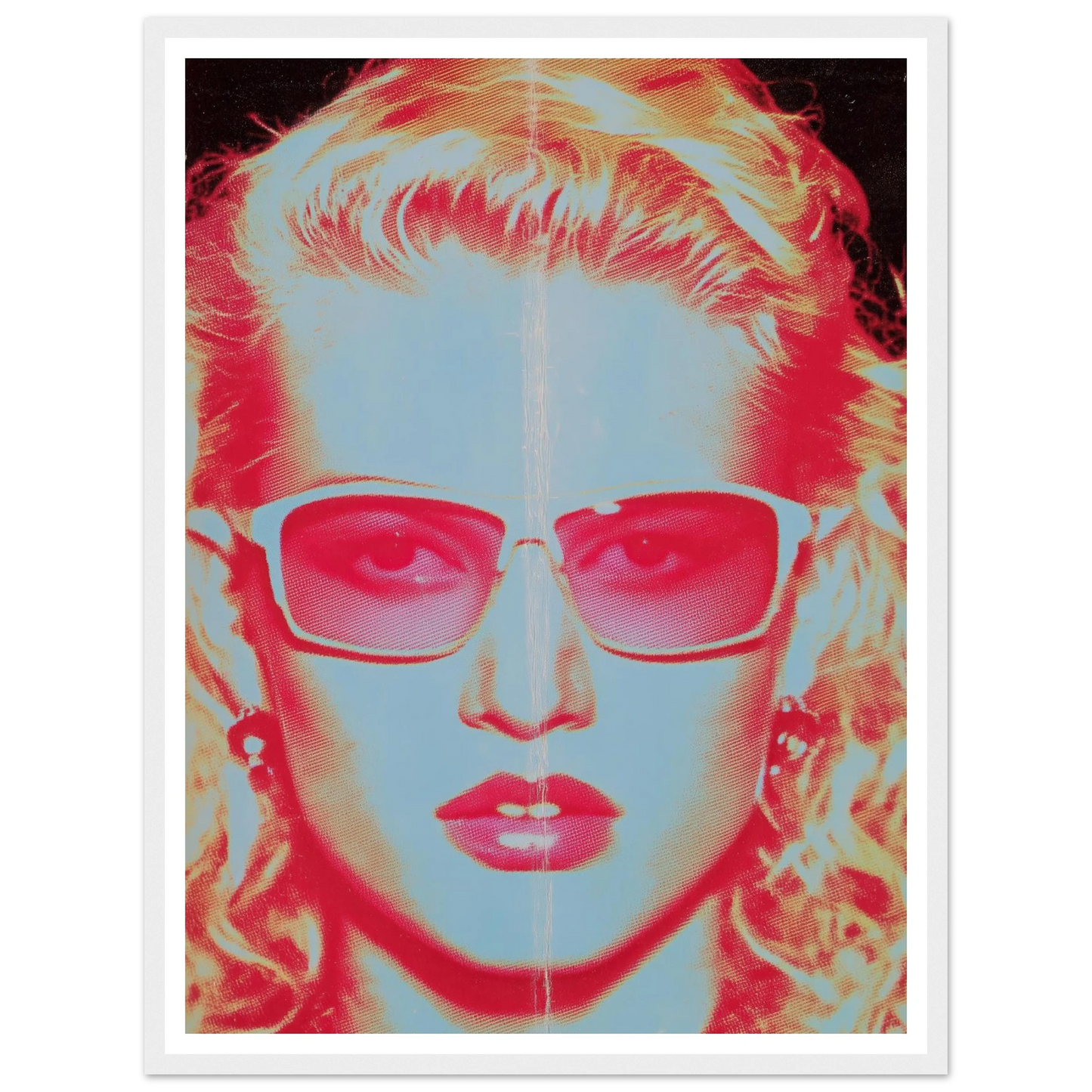 Face in the Light - Framed Poster - 30x40 cm / 12x16″ - Black frame