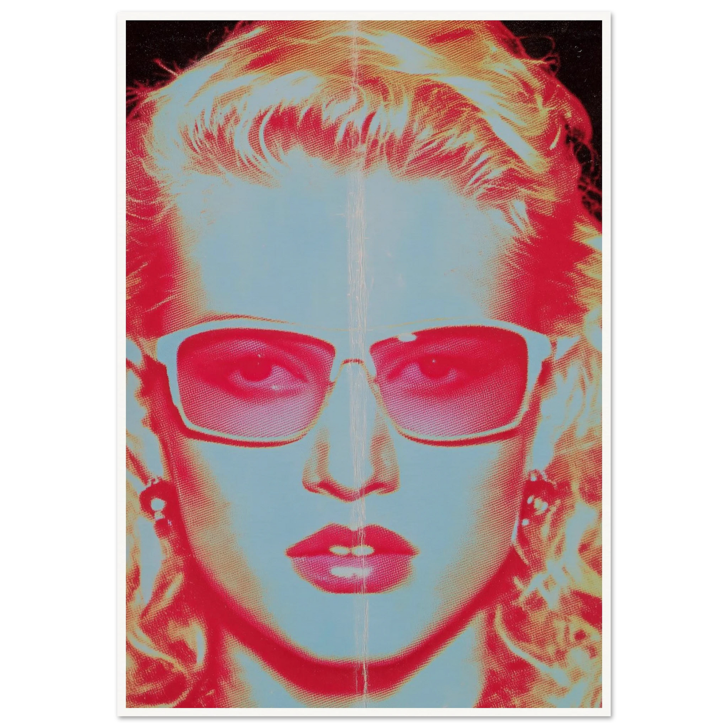 Face in the Light - Framed Poster - 30x40 cm / 12x16″ - Black frame