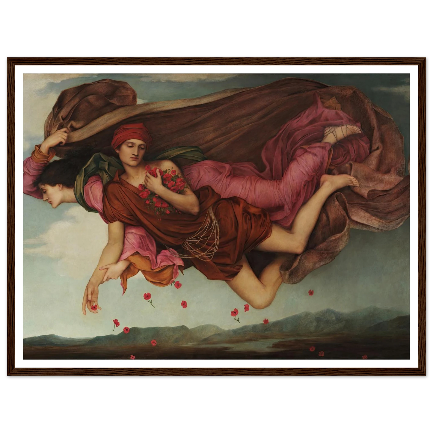 Night and Sleep (1878) Art Print | Evelyn de Morgan-Quipham Collections