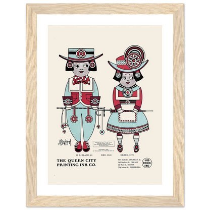 Queen City Ink, Ad. 04 (1890-1913) Art Print | Augustus Jansson-Quipham Collections