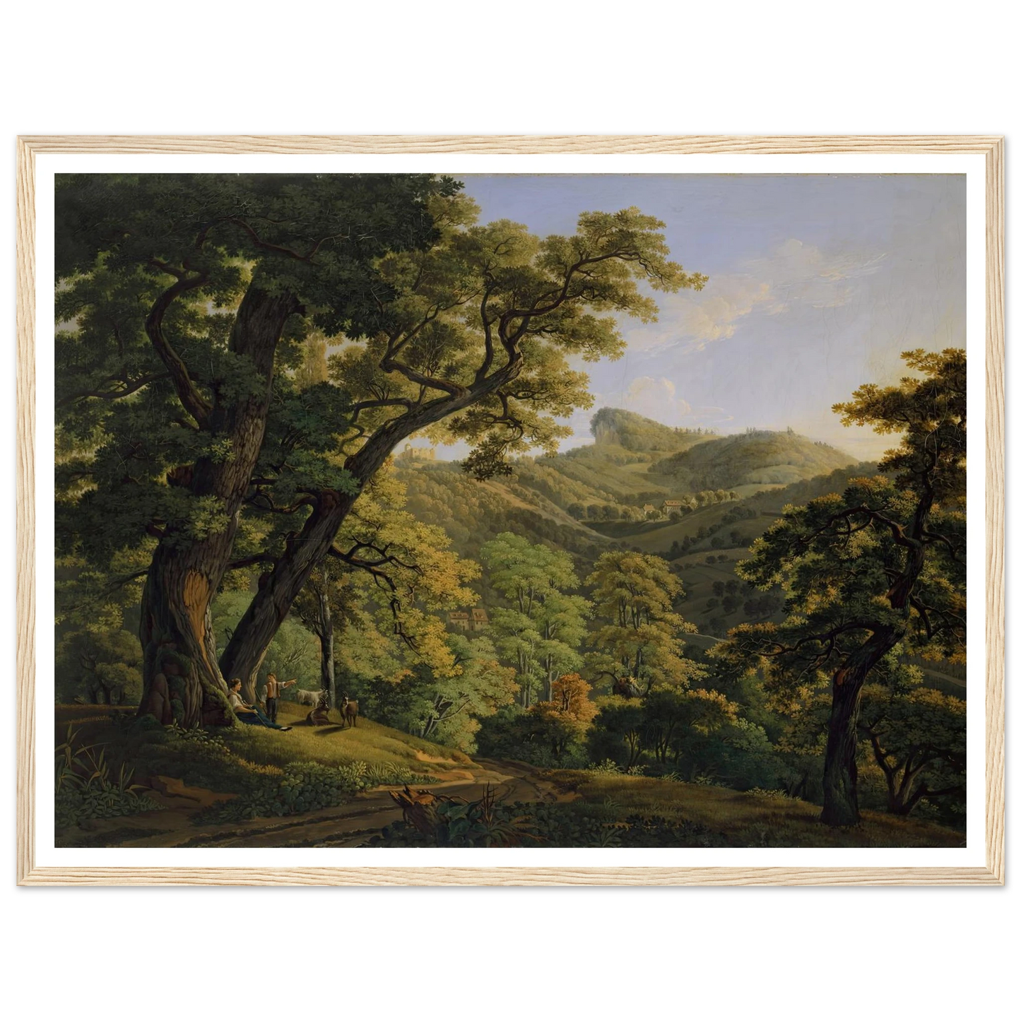 Neu-Schauenburg near Pratteln (1813) Art Print | Peter Birmann-Quipham Collections