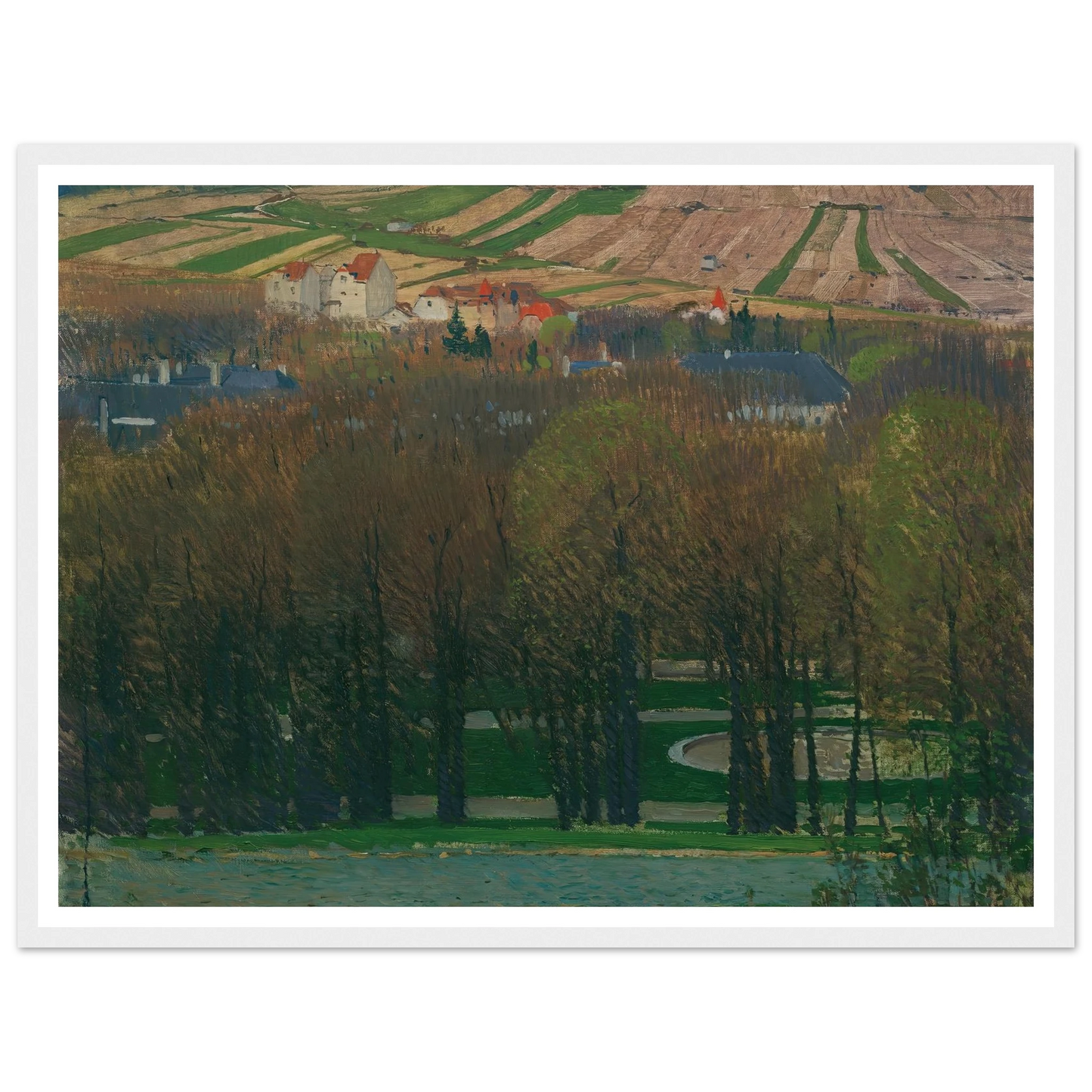 Blick von Heiligenstadt auf den Nußberg (1903) Art Print | Carl Moll-Quipham Collections
