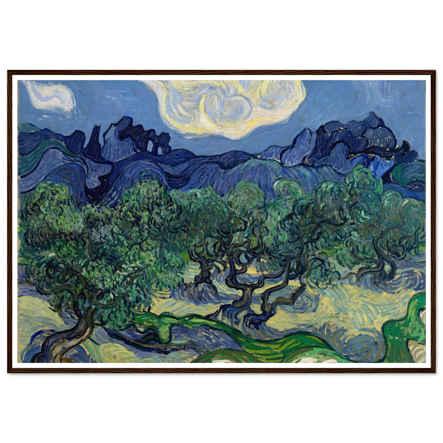 The Olive Trees (1889) Art Print | Vincent van Gogh-Quipham Collections