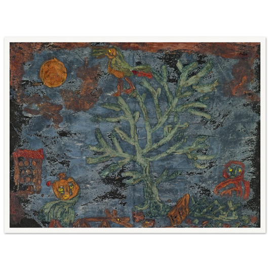 Fairy tale of the north (1930) Art Print | Paul Klee - Framed Poster - 30x40 cm / 12x16″ - Black frame