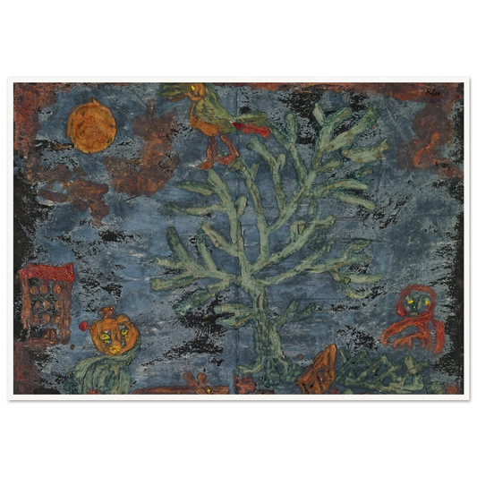 Fairy tale of the north (1930) Art Print | Paul Klee - Framed Poster - 30x40 cm / 12x16″ - Black frame