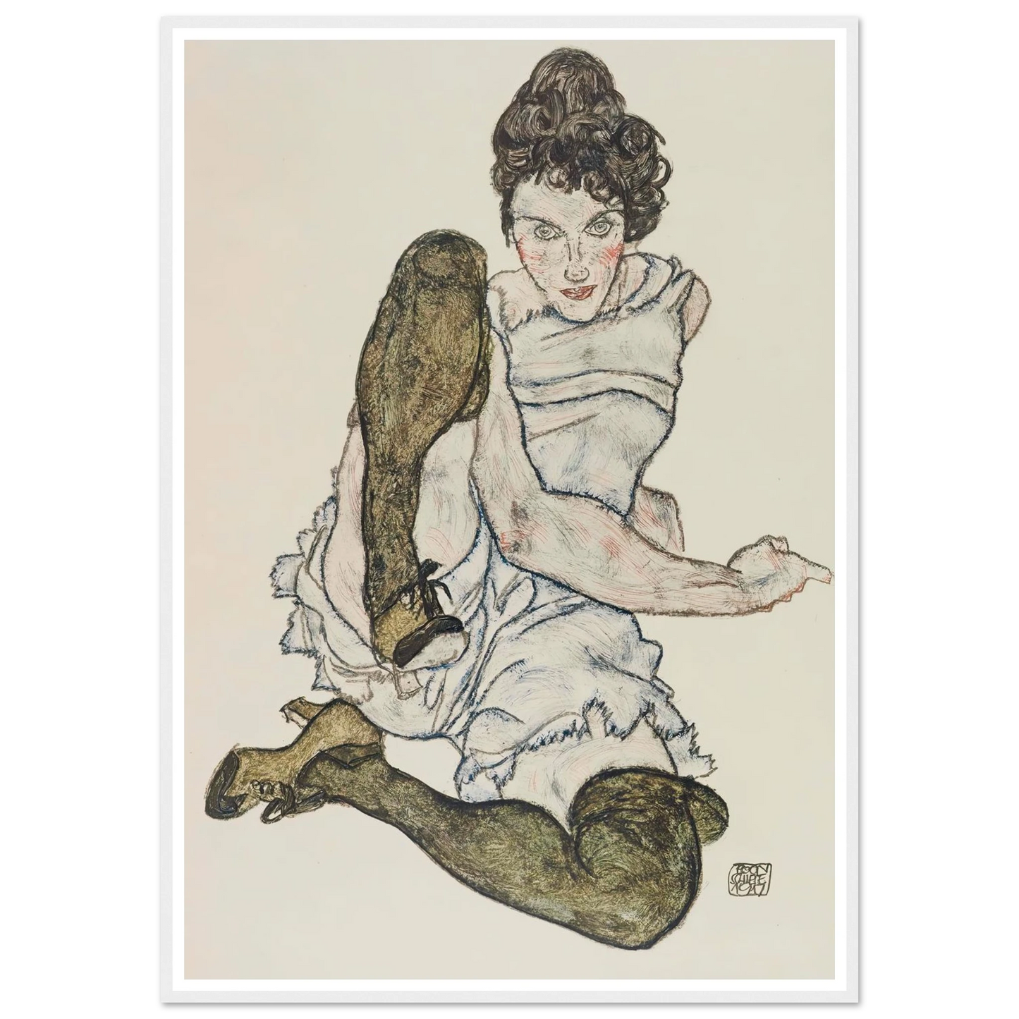 Handzeichnungen (1920) Art Print | Egon Schiele-Quipham Collections