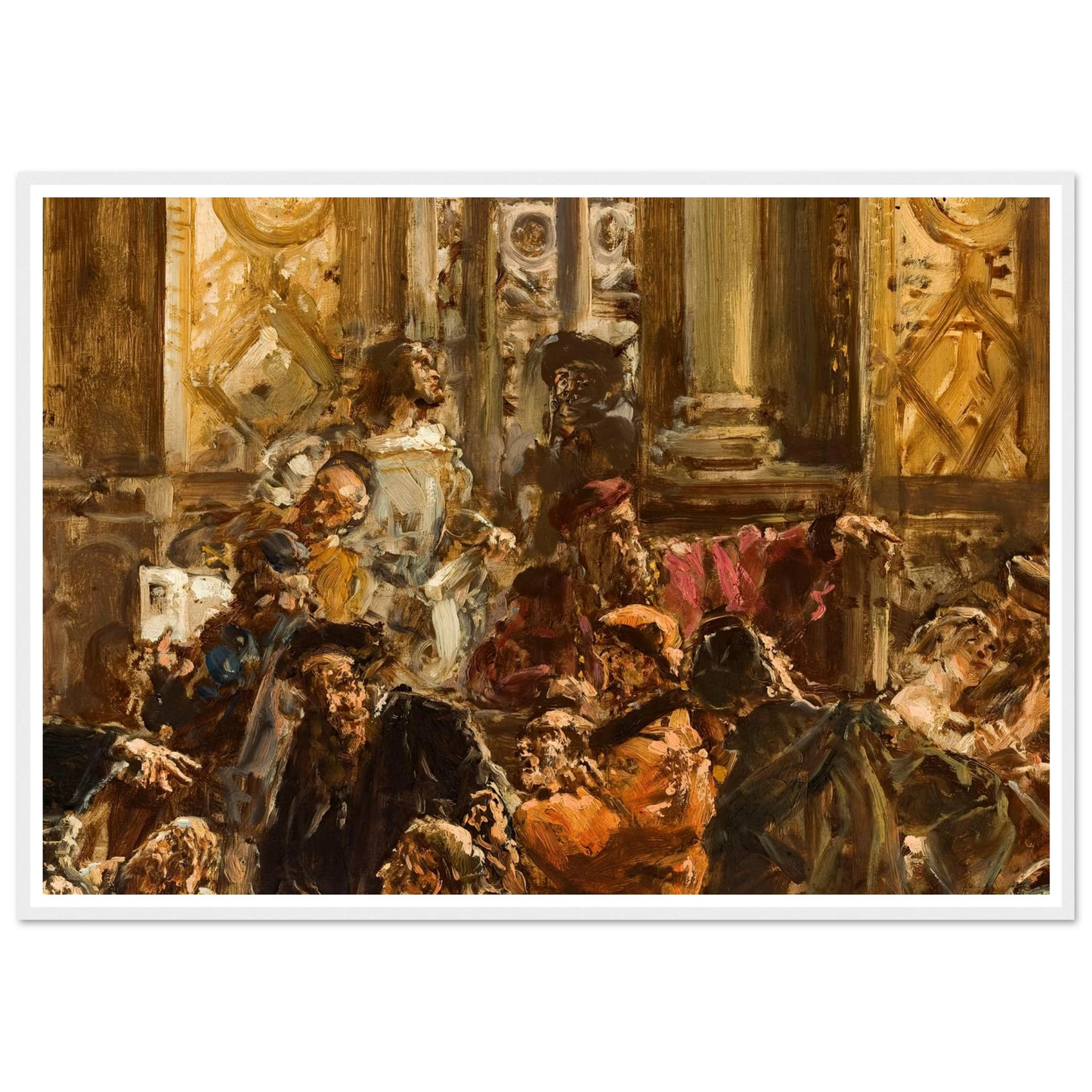 The Golden Age in Literature in the 16th c., from the series “History of Civilization in Poland” (1888) Art Print | Jan Matejko-Quipham Collections