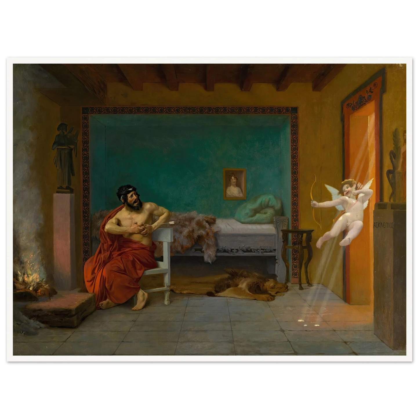 Cupid Runs out the Door Art Print | Jean Leon Gerome-Quipham Collections