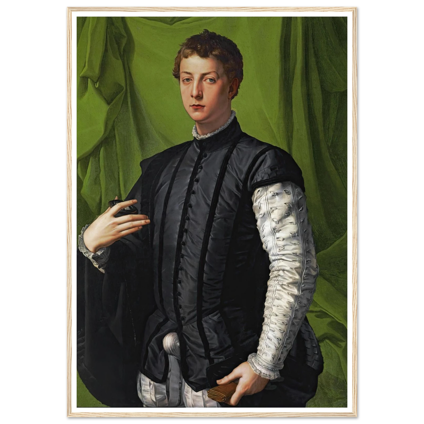 Portrait Of Lodovico Capponi (1550-1555) Art Print | Agnolo Bronzino-Quipham Collections