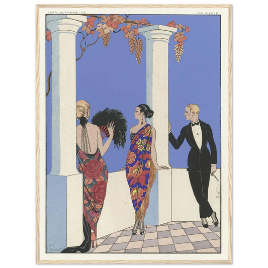 Joie de vivre; Falbalas et Fanfreluches. (1923) Art Print | George Barbier-Quipham Collections