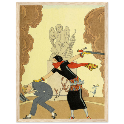 Falbalas et fanfreluches, La Colère (1925) Art Print | George Barbier-Quipham Collections