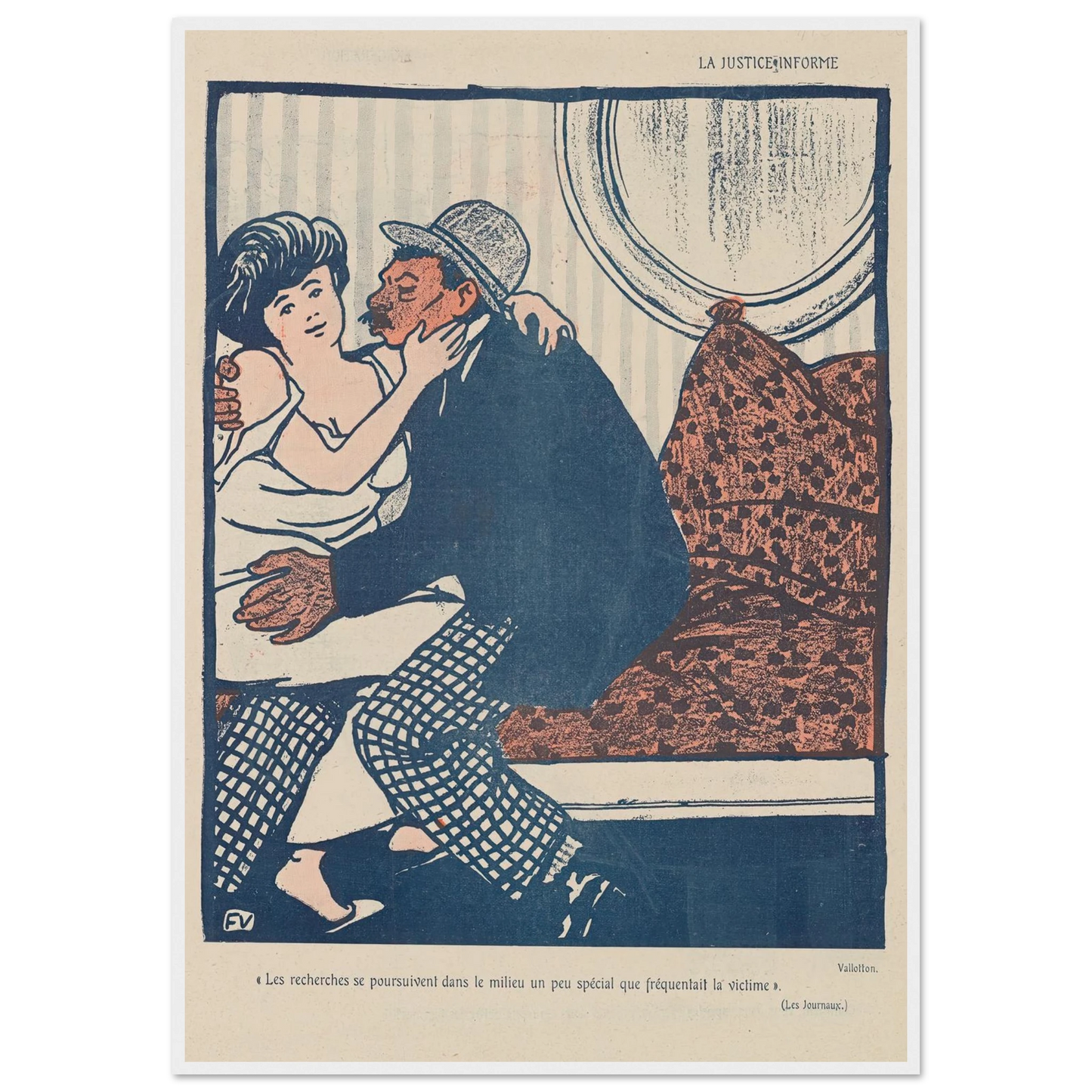 10 octobre 1903. Art Print | Felix Vallotton-Quipham Collections