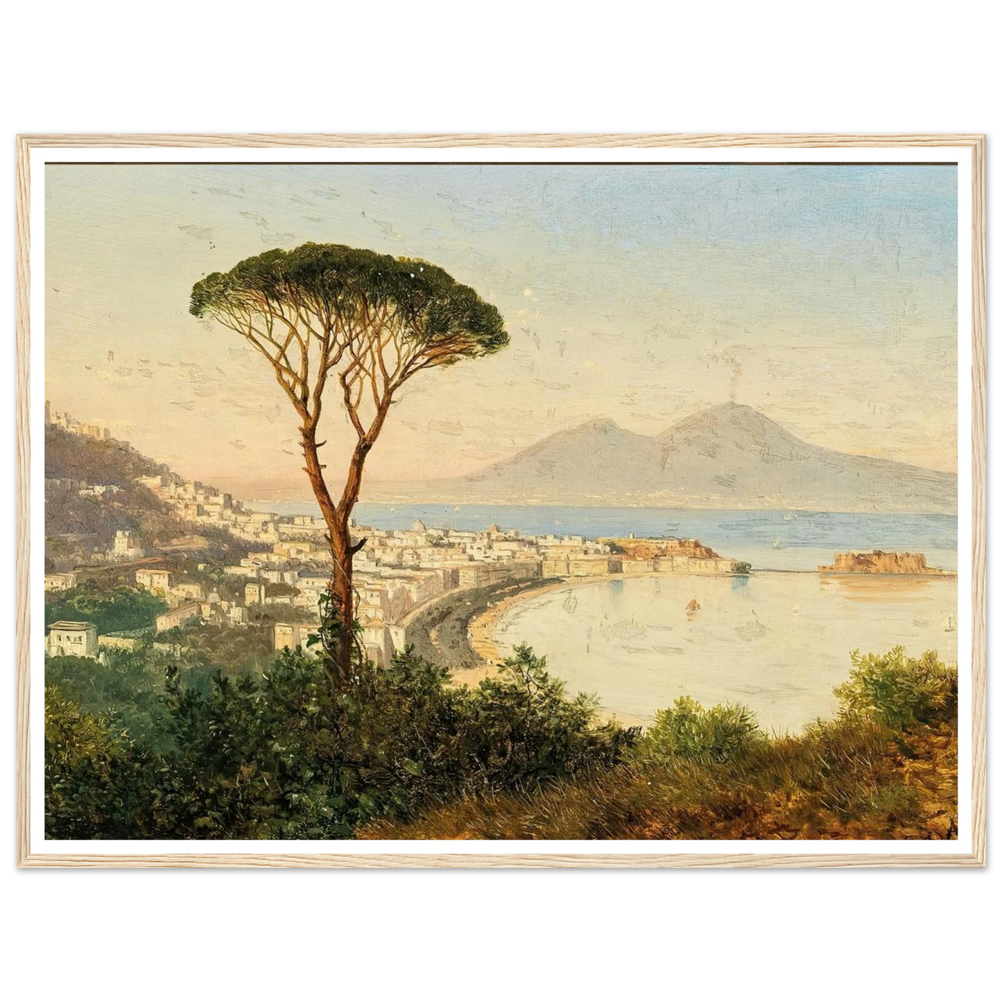 Blick auf die Bucht von Neapel Art Print | Albert Zimmermann-Quipham Collections
