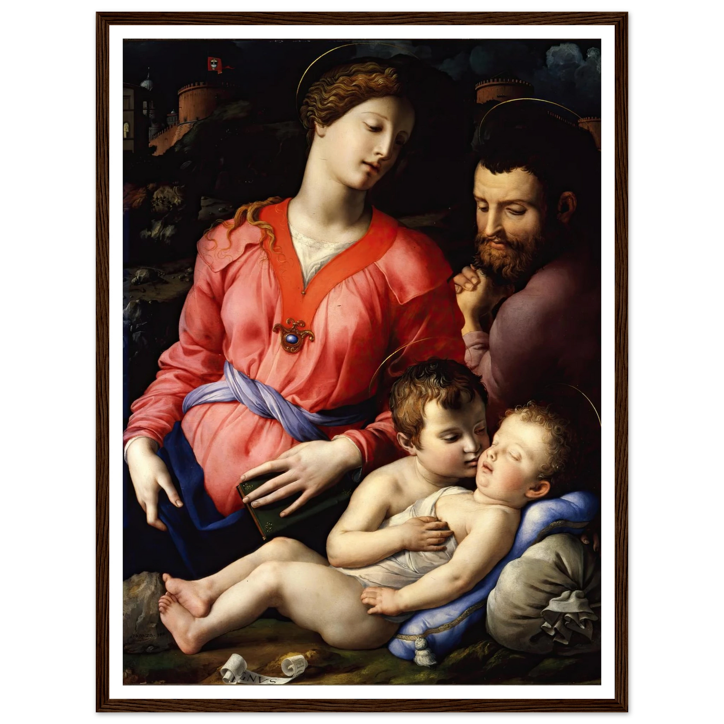 The Panciatichi Holy Family (Circa 1540) Art Print | Agnolo Bronzino-Quipham Collections