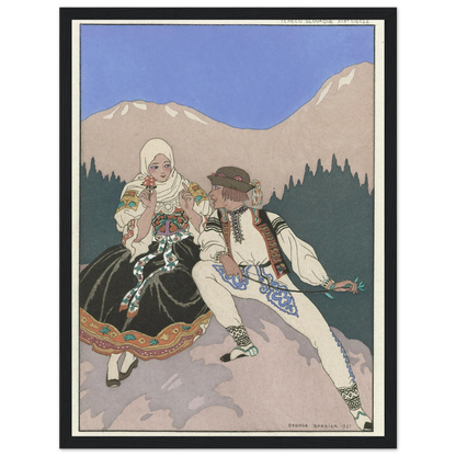 Le Langage des Fleurs (1921) Art Print | George Barbier-Quipham Collections