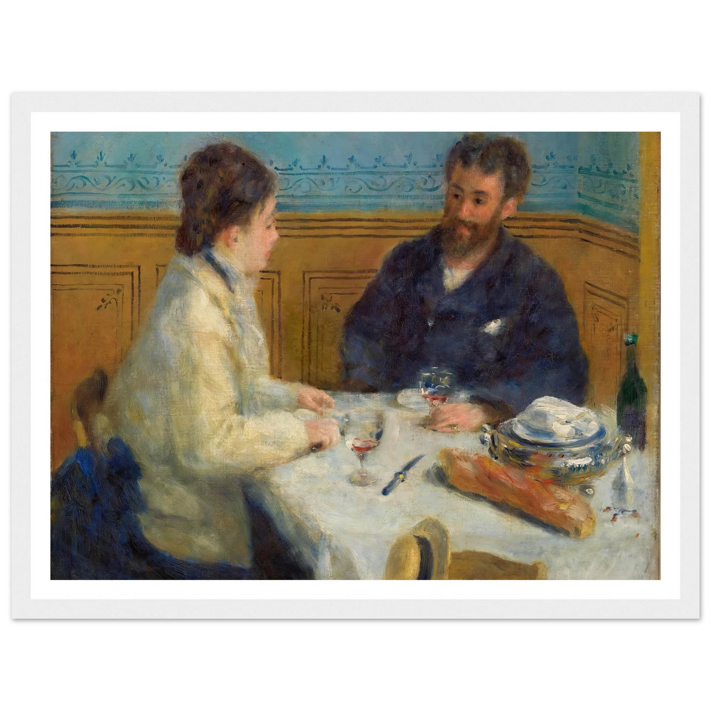 Luncheon (Le Déjeuner) (1875) Art Print | Pierre Auguste Renoir-Quipham Collections