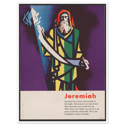 Jeremiah (1956) Art Print | Joseph Binder-Quipham Collections