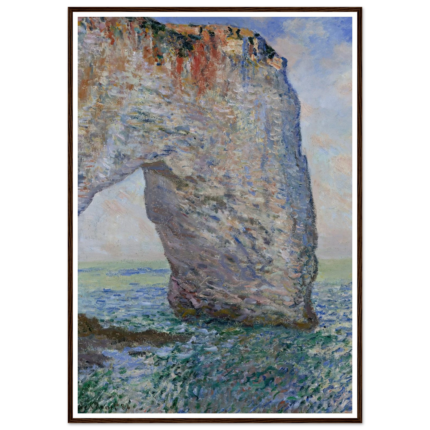 The Manneporte near Étretat (1886) Art Print | Claude Monet-Quipham Collections