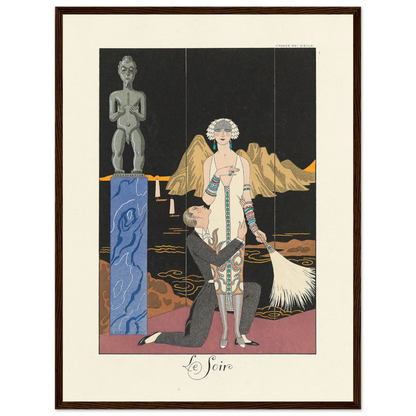 Le Soir (Evening) (1922–1926) Art Print | George Barbier-Quipham Collections