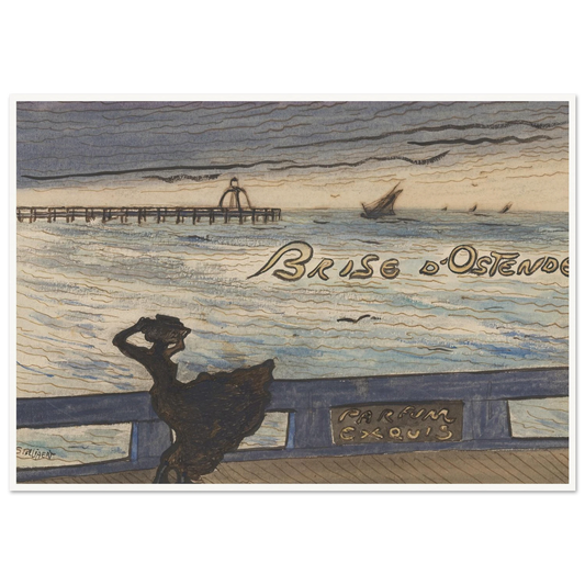 Brise d’Ostende. Parfum exquis (1900-1901) Art Print | Leon Spilliaert-Quipham Collections