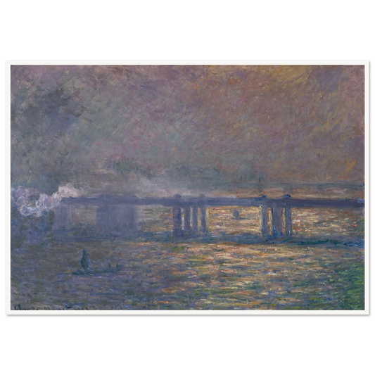 Charing Cross Bridge (1903) Art Print | Claude Monet-Quipham Collections