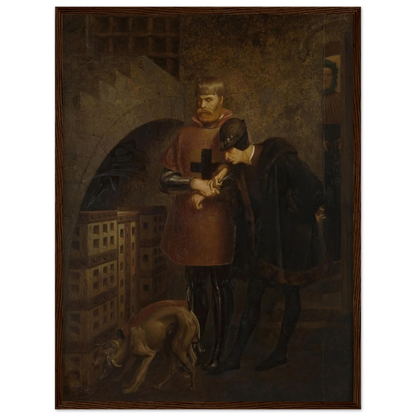 Louis XI of France visiting Cardinal Balue in his iron cage (1883) Art Print | Jean Leon Gerome-Quipham Collections