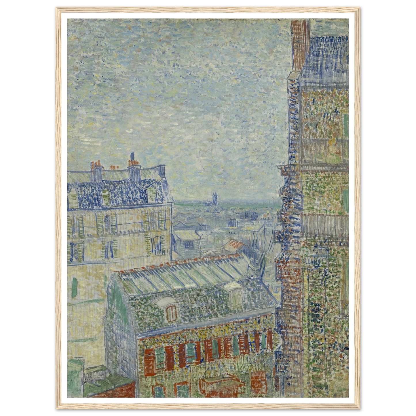 View from Theo’s apartment Art Print | Vincent van Gogh-Quipham Collections