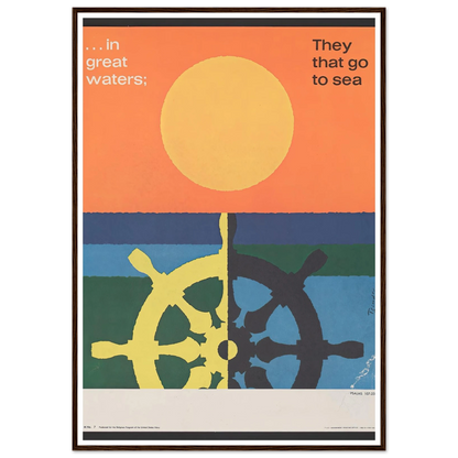 In great water; … Psalms 107_23 (1963) Art Print | Joseph Binder-Quipham Collections