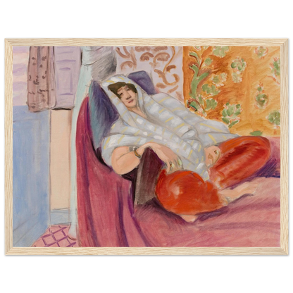 Woman Reclining (1921) Art Print | Henri Matisse-Quipham Collections