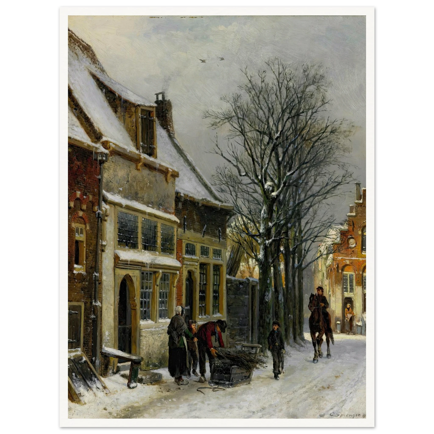 A View Of Haarlem (1890) Art Print | Cornelis Springer-Quipham Collections