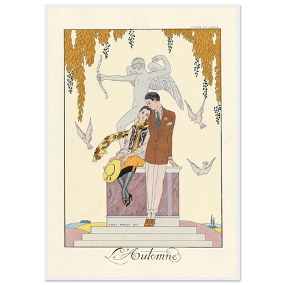 L’Automne (Autumn) (1922–1926) Art Print | George Barbier-Quipham Collections