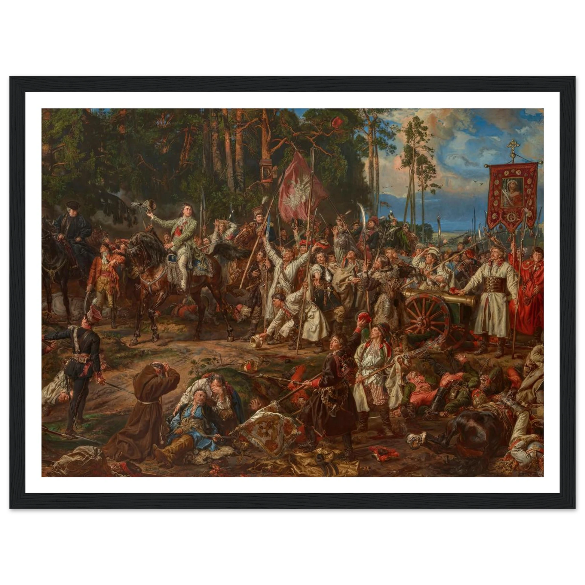 Kościuszko at Racławice (1888) Art Print | Jan Matejko-Quipham Collections