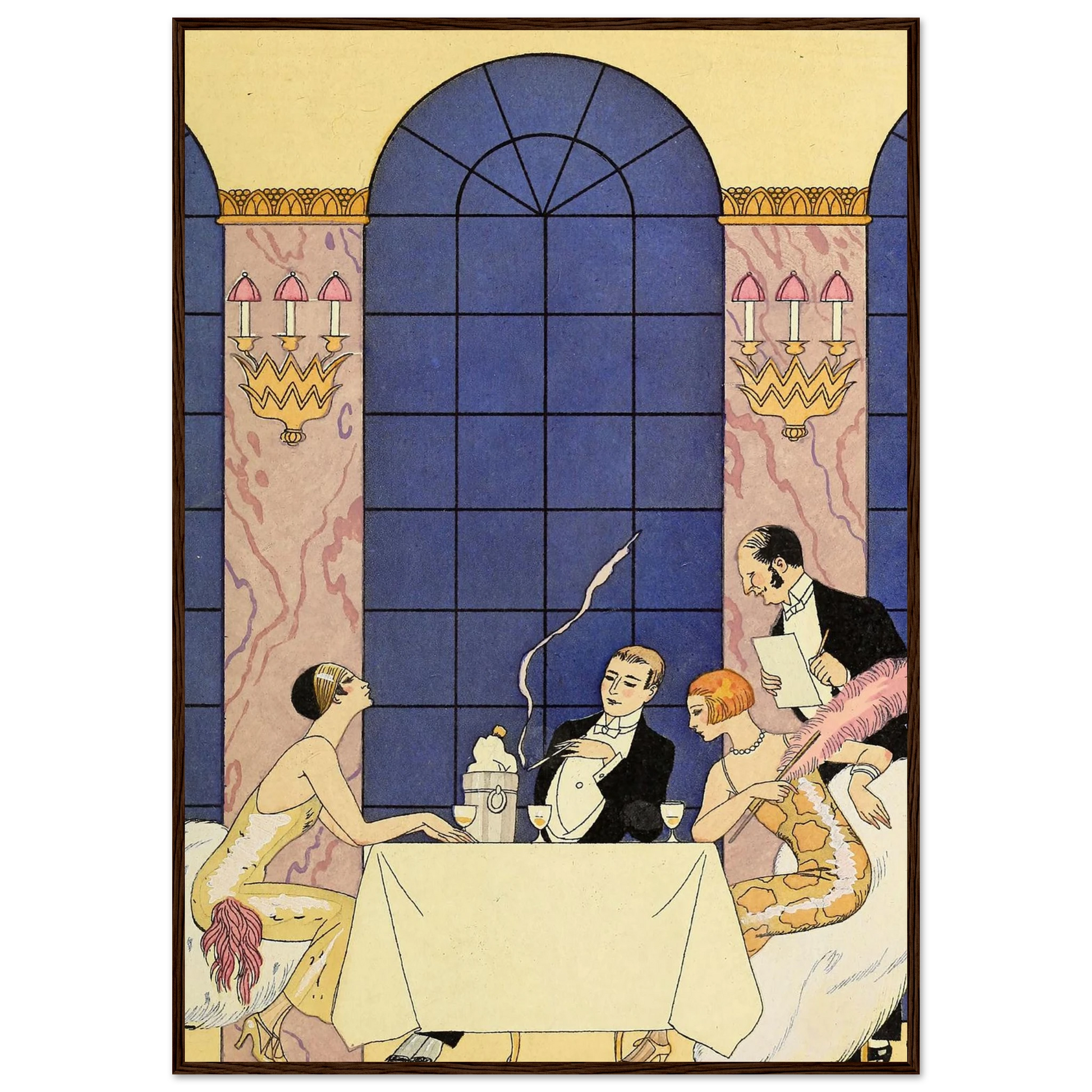Falbalas et fanfreluches, La Gourmandise (1925) Art Print | George Barbier-Quipham Collections