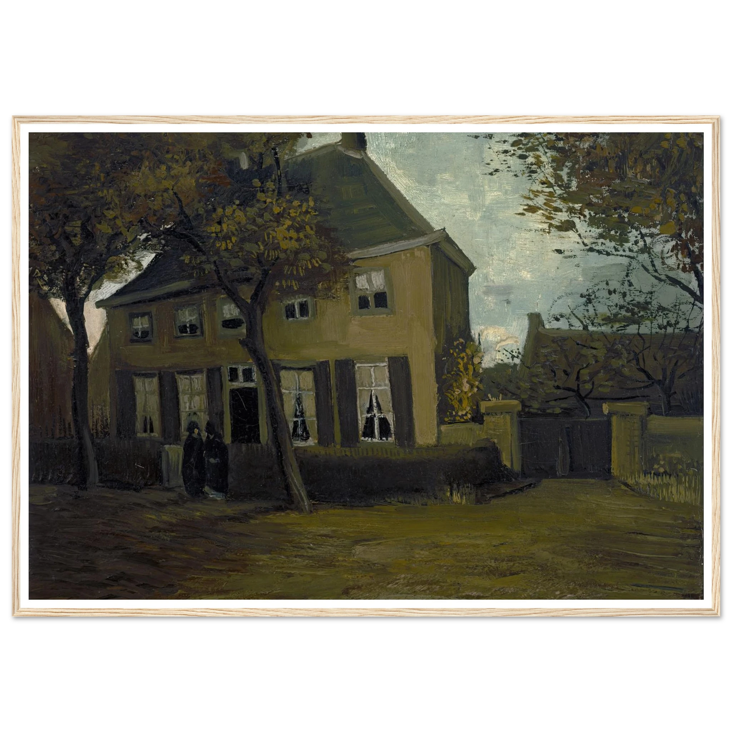 The vicarage at Nuenen (1885) Art Print | Vincent van Gogh-Quipham Collections